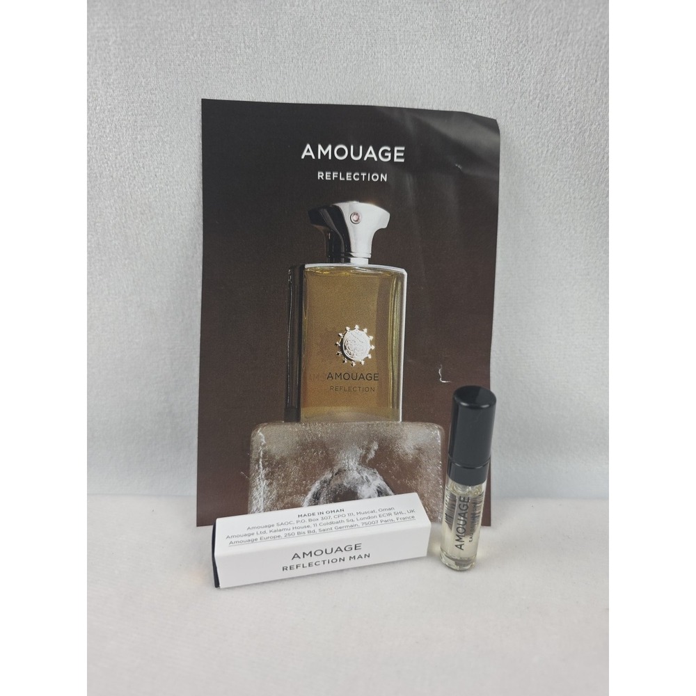 Amouage Reflection Man Eau De Parfum Vial Spray Sample New 2 ml / 0.06 fl oz